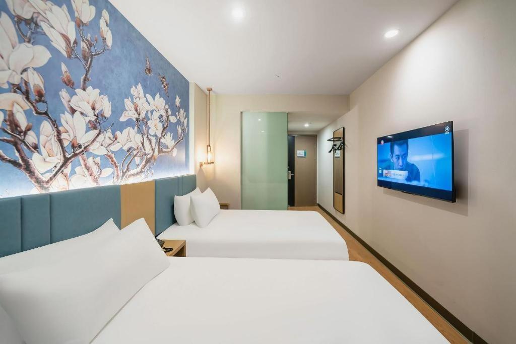 Magnotel Hotel Shanghai Railway Station Magnolia Plaza Exteriör bild