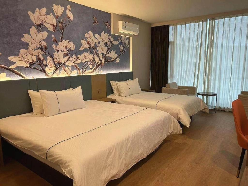 Magnotel Hotel Shanghai Railway Station Magnolia Plaza Exteriör bild