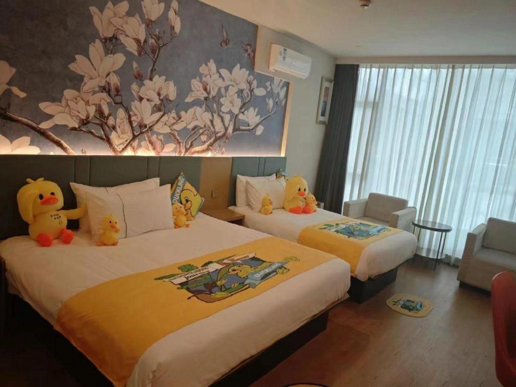 Magnotel Hotel Shanghai Railway Station Magnolia Plaza Exteriör bild